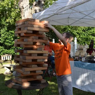 Giant Jenga fun!