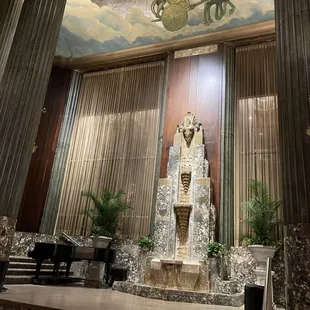 the interior of the hotel