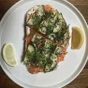 Salmon toast