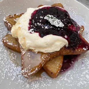 Coconut brioche French toast