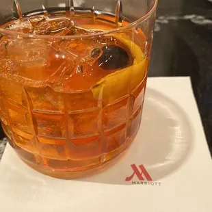 Old fashion w/Basil Hayden