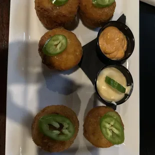 Mac and cheese bites