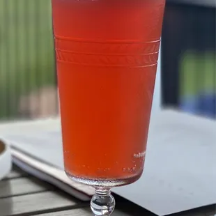 Grapefruit beer and Campari