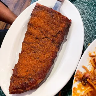 Half rack of ribs (dry)