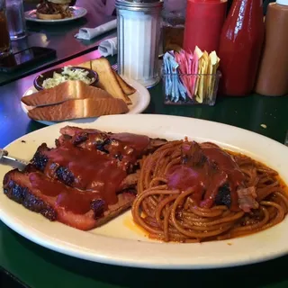 Rib Tip Order w/ Slaw and Bread Only