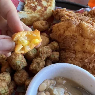 Corn nuggets are great