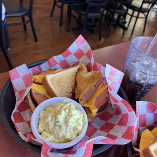 Fried Bologna Sandwich