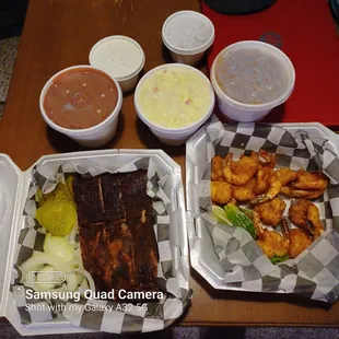 Gigantic portions for two people