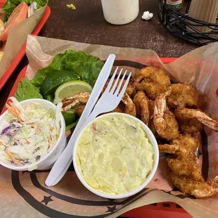 Shrimp with 2 sides !