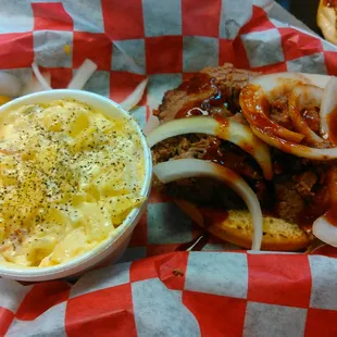 Chopped Brisket Sandwich