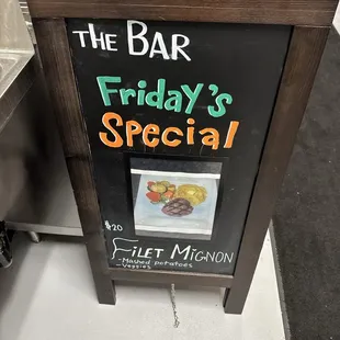 Friday special! The filet was so good!
