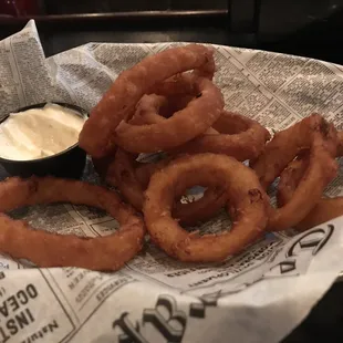 I loved the Onion rings and Fried Mac...
