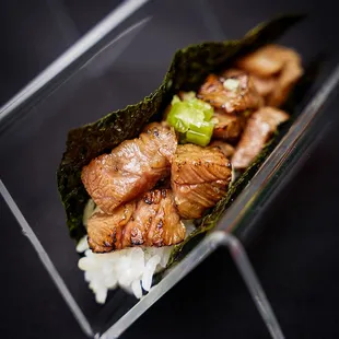 Open Faced A5 Wagyu Hand Roll