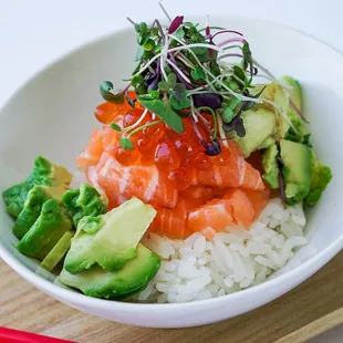 Salmon Donburi
