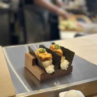 Uni Scallop Hand Roll