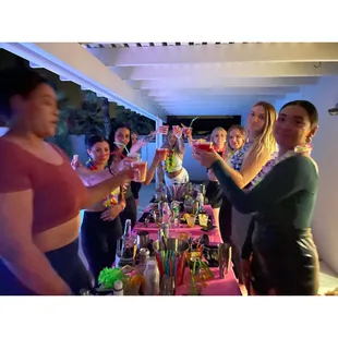 Hawaiian themed Bach mixology