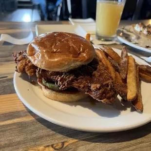 Hot Nashville Chicken Sandwiches