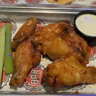Half order of buffalo wings