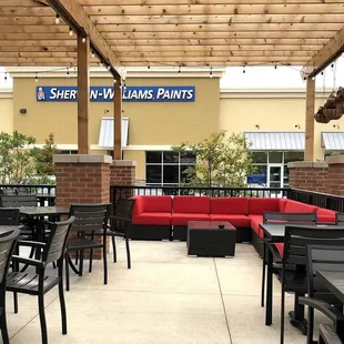 A Portion of the L-shaped Patio