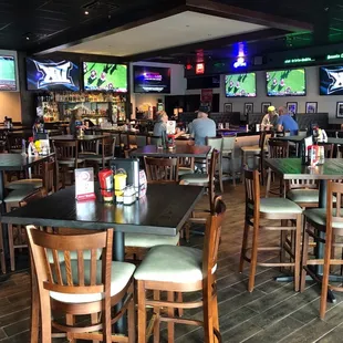 About 2/3 of the dining area