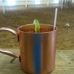 Moscow mule with Tito's $5