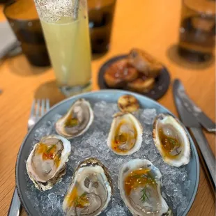 PEI Oysters w/ kumquat mignonette