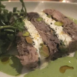 Warm Lamb and Goat Cheese Terrine