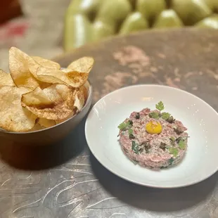 Steak Tartare with quail egg - out of this world