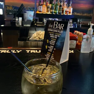 The bar