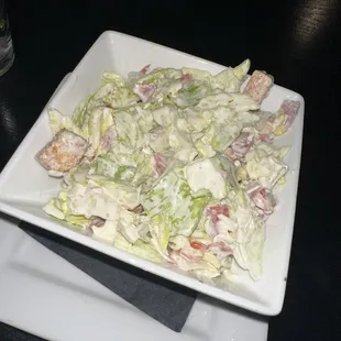 Side salad with ranch