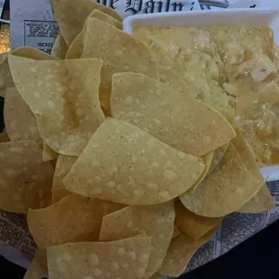 buffalo dip, quesadilla.