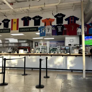 Order at the counter