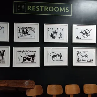 Love the art on the wall.