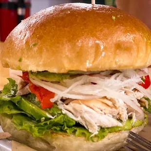 Pulled Chicken Sandwich