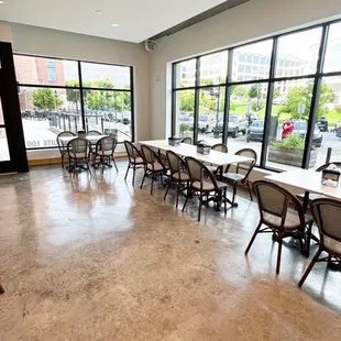 Interior seating area