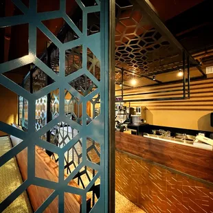 the interior of the restaurant