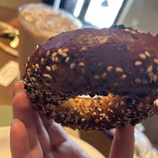 Burnt bagel