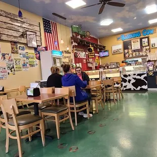 the interior of a restaurant