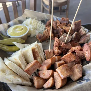 Sausage platter (all of them!)