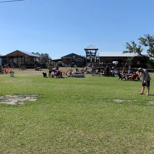 outside