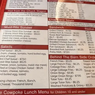 menu, pizza