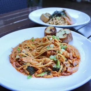Bacon Kimchi Pasta