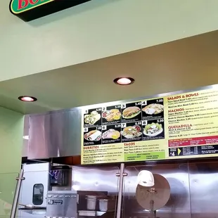 the inside of a restaurant