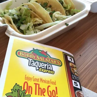 Bobby Salazar's Express inside The Barn Carne Asada Tacos