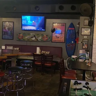 Comfortable restaurant.