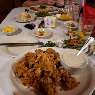 Fried Chicken Livers Or Gizzards