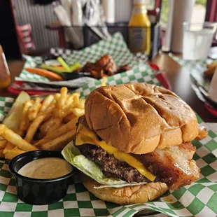 Barn house burger