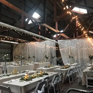 Great site for both indoor ceremony and reception