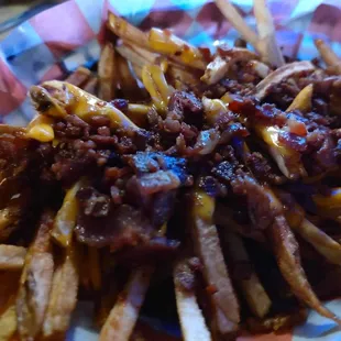 Bacon cheese fries