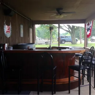 Screened in porch